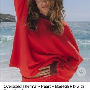 Daily Drills Oversized Thermal - Heart + Bodega